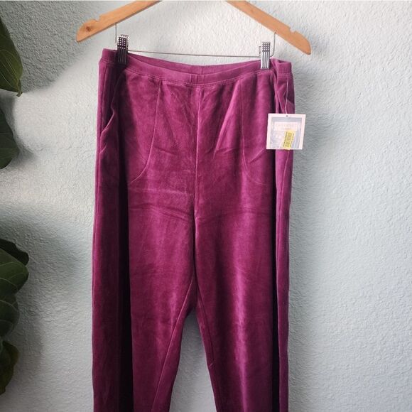 Cabernet pants velvet front pockets wide leg new with tags leisure casual pants - Picture 2 of 12